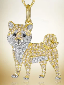 Necklace Chrome Women's Fashion Cute Classic Animal Cute Lovely Geometric Necklace For Daily Women Trendy Jewelry