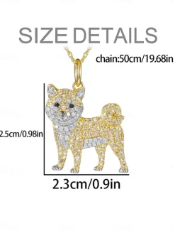 Necklace Chrome Women's Fashion Cute Classic Animal Cute Lovely Geometric Necklace For Daily Women Trendy Jewelry