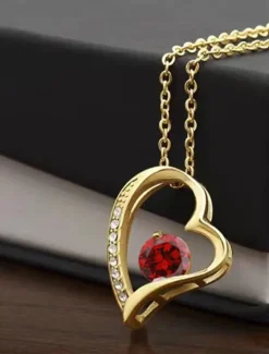 Sale Necklace Copper Women's Fashion Cute Classic Heart Lovely Heart Shape Necklace For Party Gift Daily Valentine's Day Women Trendy Jewelry|Spring Accessories