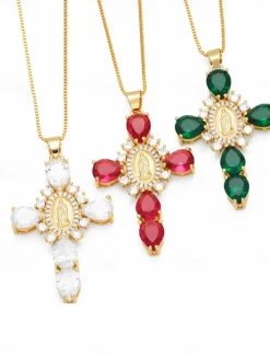 Sale Necklace Copper Women's Fashion Cute Classic Lovely Geometric Necklace For Daily Women Trendy Jewelry