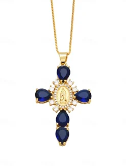 Sale Necklace Copper Women's Fashion Cute Classic Lovely Geometric Necklace For Daily Women Trendy Jewelry