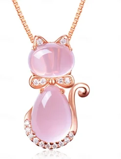 Best Necklace Stone Women's Fashion Cute Classic Animal Lovely Necklace For Daily Women Trendy Jewelry|Spring Accessories