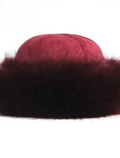 Online New Thick Warm Russian Hat Ladies Suede Bomber Hat Windproof Women Soft Hat Female Mongolia Cap Women Skullies Beanies Women Hats