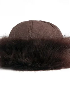Online New Thick Warm Russian Hat Ladies Suede Bomber Hat Windproof Women Soft Hat Female Mongolia Cap Women Skullies Beanies Women Hats