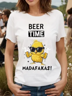 Discount Oktoberfest Women's T Shirt Graphic Animal Letter Vintage Stylish Classic Short Sleeve Crew Neck Round Neck Regular Tops Daily Weekend Print Black White Yellow Red Blue Summer Spring Women T-Shirts