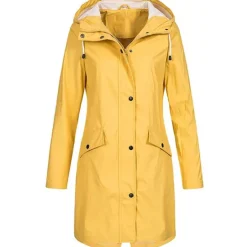 New Oversized Women's Hoodie Jacket Hiking Jacket Windbreaker Zip Up Hoodie Outdoor Windproof Ultra Light UV Protection Quick Dry Outerwear Coat Parka Camping Hunting Fishing Pink Blue Yellow Green Women Jackets