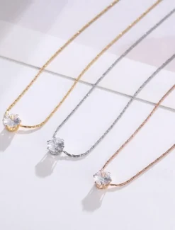 Online 1PC Choker Necklace For Women's Party Evening Gift Alloy Classic Precious Women Trendy Jewelry