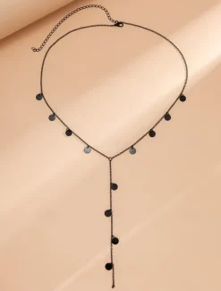 Discount 1PC Long Necklace For Women's Party Evening Daily Alloy Long Star Women Trendy Jewelry