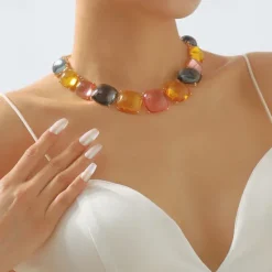 1PC Necklace For Women's Street Daily Alloy Retro Women Trendy Jewelry