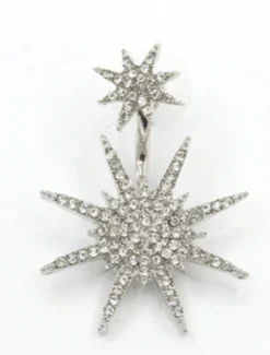 Clearance 1PC Women's Earrings Chic & Modern Party Star Earring / Wedding / Gold / Silver / Fall / Winter Women Trendy Jewelry