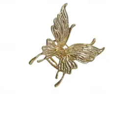 Outlet 1PC Women's Girls' Hair Claws Hair Clip For Daily Butterfly Hair Claw Metal Butterfly Hair Clips Clamp Nonslip Hair Claw Hair Accessories for Women Girls for Thinner Thick Hair Styling Fashion Hair Women Accessories