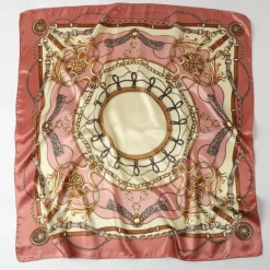 Clearance 1pcs 90*90cm Fashion Chain Print Scarves Women Shawl Satin Hijab Female Bandana Square Ladies Foulard Wrap Pareo Headcloth Women Scarves