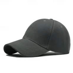 New 1pcs Unisex Cap Casual Solid Curved Sun Visor Baseball Cap Adjustable Snapback Hats For Women Men Hip Hop Cap Street Dad Hat Women Hats