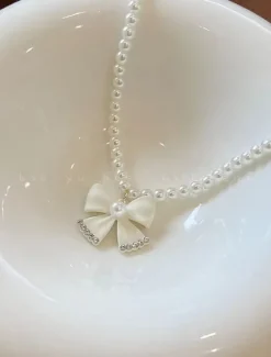 Outlet Pearl Necklace For Women's Party Evening Gift Birthday Party Alloy Fancy Precious Women Trendy Jewelry
