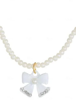 Outlet Pearl Necklace For Women's Party Evening Gift Birthday Party Alloy Fancy Precious Women Trendy Jewelry