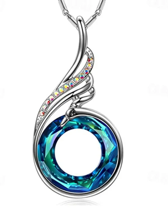 Discount Pendant Necklace Natural Crystal Women's Fashion Classic Necklace For Party Birthday Street Women Spring Accessories