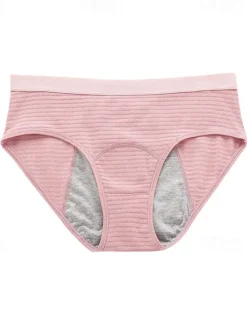 New Period Underwear Leak Proof Hipster Cotton Menstrual Panties Women Heavy Flow First Period Starter Kit Briefs Home Outfits Women Lingerie