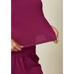 New Reversible Athleisure Long Sleeve Top Women T-Shirts