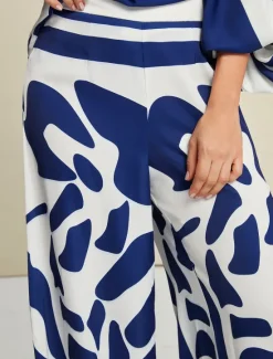 Outlet Satin Casual Elegant Wide Leg Pants Women Pants