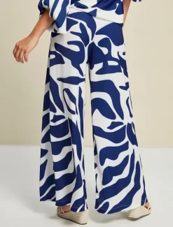 Outlet Satin Casual Elegant Wide Leg Pants Women Pants