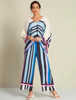 Discount Satin Casual Wide Leg Maxi Pants Women Pants