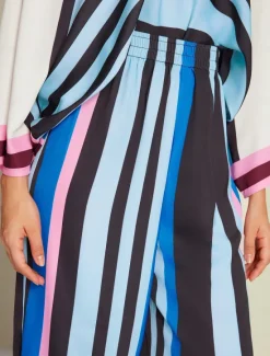 Discount Satin Casual Wide Leg Maxi Pants Women Pants