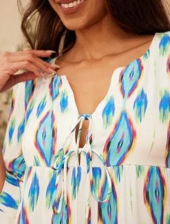 New Satin Geometric V Neck Maxi Dress Women Vacation Dresses|Casual Dress