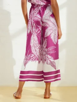 Best Satin Vacation Full Length Trousers Women Pants