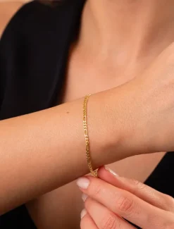 Best Single Strand Blessed Stylish Titanium Steel Bracelet Jewelry Gold twist bracelet / Gold Water Wave Bracelet / Gold Box Chain Bracelet For Daily Women Accessories