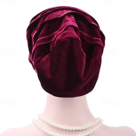 Discount Solid Color Inner Hijabs Muslim Turban Caps For Women With Drill Ethnic Islamic Wrap Head Turbante Ready To Wear Hijab Bonnet Women Hats