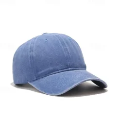 Clearance Solid Spring Summer Washing Cap Women Ponytail Baseball Cap Fashion Hats Men Baseball Cap Cotton Outdoor Simple Vintag Visor Casual Cap Women Hats