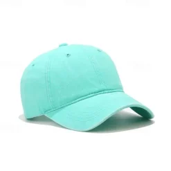 Clearance Solid Spring Summer Washing Cap Women Ponytail Baseball Cap Fashion Hats Men Baseball Cap Cotton Outdoor Simple Vintag Visor Casual Cap Women Hats