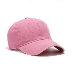 Clearance Solid Spring Summer Washing Cap Women Ponytail Baseball Cap Fashion Hats Men Baseball Cap Cotton Outdoor Simple Vintag Visor Casual Cap Women Hats