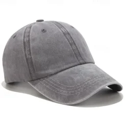 Clearance Solid Spring Summer Washing Cap Women Ponytail Baseball Cap Fashion Hats Men Baseball Cap Cotton Outdoor Simple Vintag Visor Casual Cap Women Hats