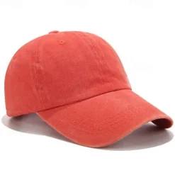 Clearance Solid Spring Summer Washing Cap Women Ponytail Baseball Cap Fashion Hats Men Baseball Cap Cotton Outdoor Simple Vintag Visor Casual Cap Women Hats
