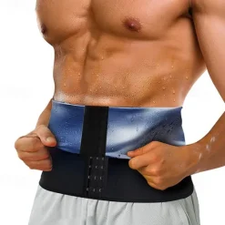 Sweat Waist Trainer Sauna Belt Sweat Shapewear Sports PU(Polyurethane) Home Workout Fitness Gym Workout Weight Loss Hot Sweat Fat Burning For Women's Waist Home Outfits Women Lingerie