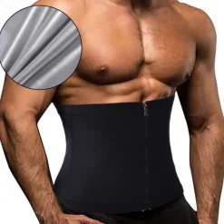 Sweat Waist Trainer Sauna Belt Sweat Shapewear Sports PU(Polyurethane) Home Workout Fitness Gym Workout Weight Loss Hot Sweat Fat Burning For Women's Waist Home Outfits Women Lingerie