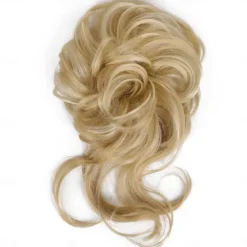 Sale synthetic bun wig messy long beard hair ring elastic hair bag wig ring fluffy hair ring ball head Women Accessories