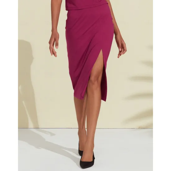 Best Tencel High Waist 2 Piece Skirt Set Women Skirts