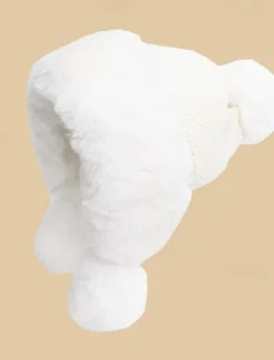 Outlet Thicken Bomber Hats New Style Women Fur Ball Plus Velvet Warm Hood Outdoor Winter Cold-Proof Fashion Cute Woolen Cap Women Hats