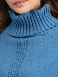 Outlet Turtleneck Sweater Co-ords Knitted Fall Winter Home Basic Casual Long Sleeve Solid Color Royal Blue Orange Women Sweater Co-Ords