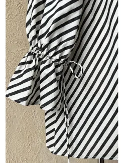 Online Women's 100% Cotton Shirt d Elegant Bohemia Vintage Long Sleeve Lantern Sleeve V Neck Long Tops Work Daily Holiday Summer Spring Fall Women Shirts