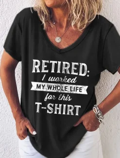 Discount Women's 100% Cotton T Shirt Tee Daily Stylish Casual Short Sleeve Summer Women T-Shirts