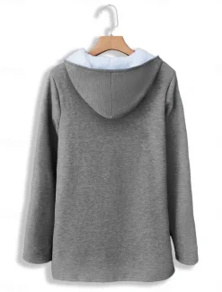 Clearance Women's 2 Pieces Hoodie Tracksuits Fleece Lined Two Piece Set and Pant Letter Warm Comfort Soft Home Daily Bed Fleece Warm Breathable Crew Neck Long Sleeve Pullover Pant Elastic Waist Women Hoodies & Sweatshirts|Two Piece Sets