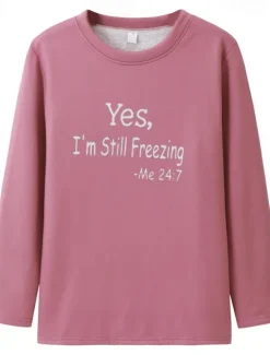 Discount Women's 2 Pieces Sweatshirt Tracksuits Pants Sets Warm Daily Tracksuit Joggers Pants Trousers Long Sleeve Round Neck Letter Drawstring Print Casual Daily Pink Red Fall & Winter Regular Fit Women Hoodies & Sweatshirts|Two Piece Sets