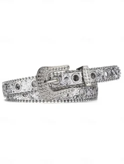 Clearance Women's Active Street Geometry Headwear Women Belt