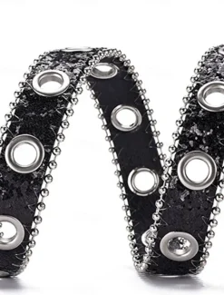 Clearance Women's Active Street Geometry Headwear Women Belt