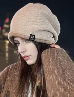 Women's Active Street Pure Color Headwear Women Hats