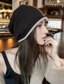 Women's Active Street Pure Color Headwear Women Hats