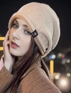 Women's Active Street Pure Color Headwear Women Hats